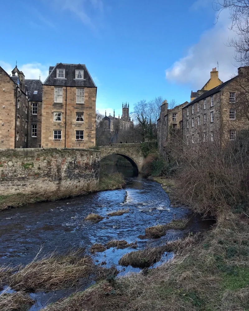 Dean Village in Edinburgh Photo: Heatheronhertravels.com