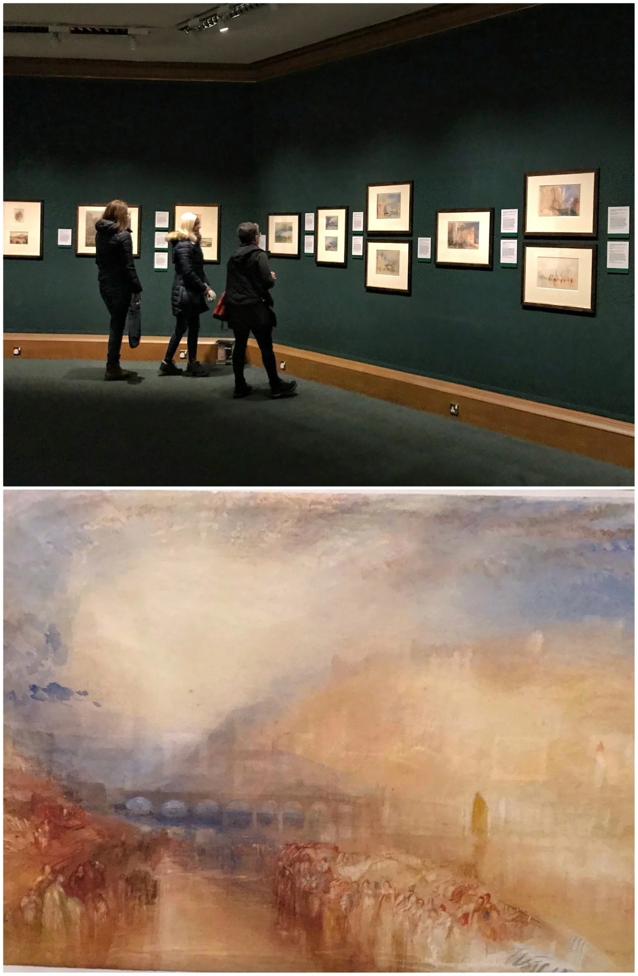 Turner in January at the Scottish National Gallery Photo Heatheronhertravels.com