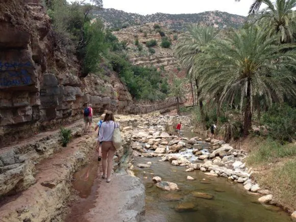 Walking to the start of Paradise Valley near Agadir Photo Heatheronhertravels.com