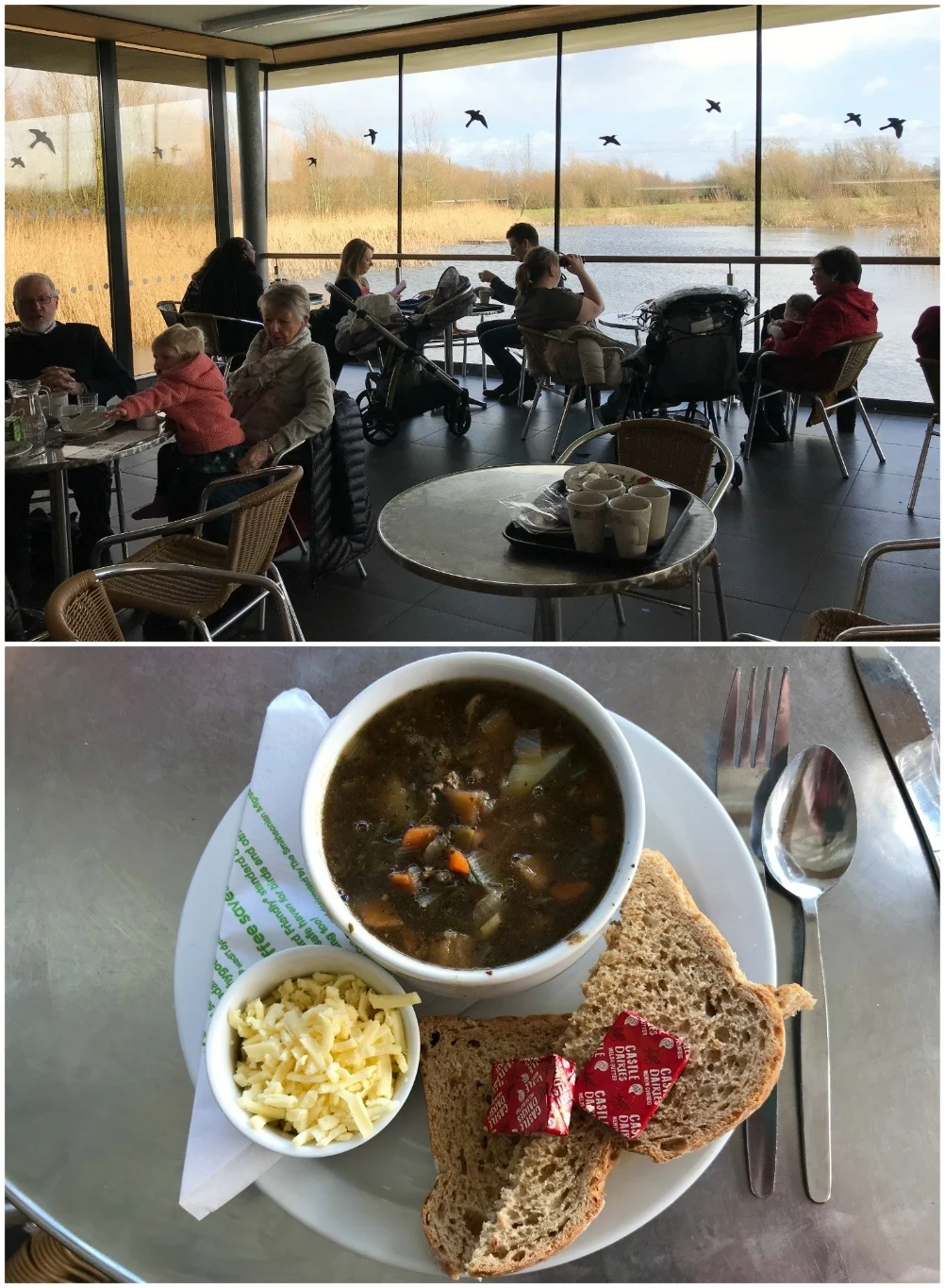 Cafe at RSPB Newport Wetlands Centre Photo Heatheronhertravels.com