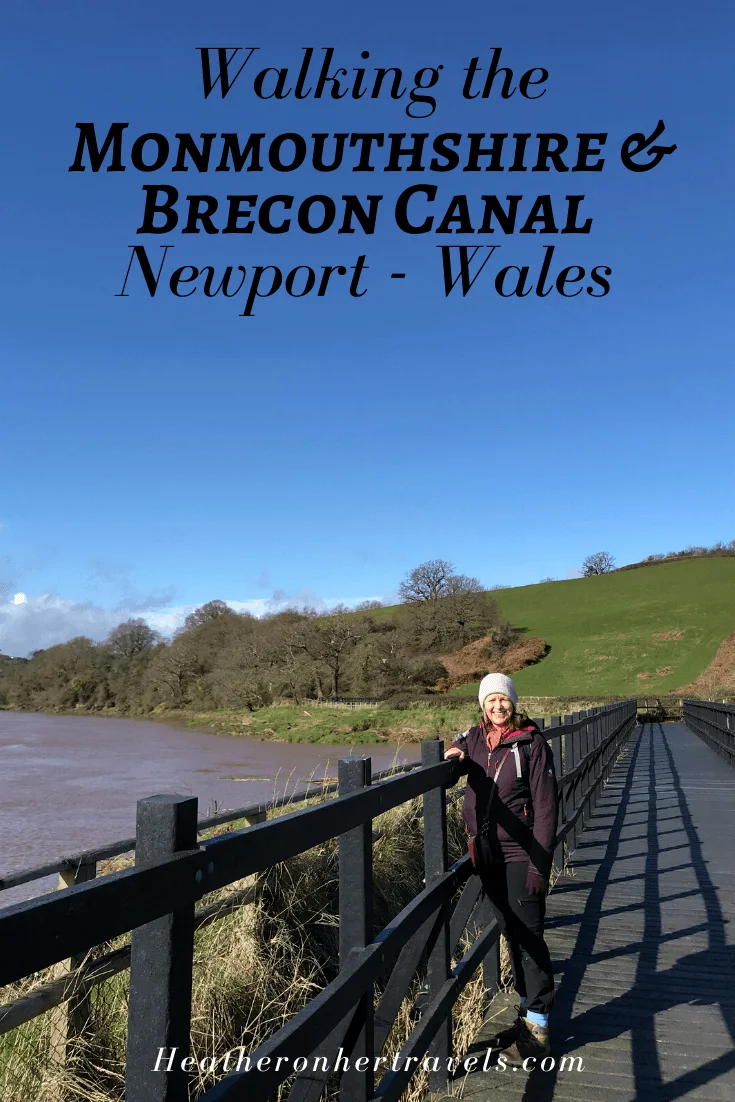 Walking on the Monmouthshire and Brecon Canal Newport South Wales