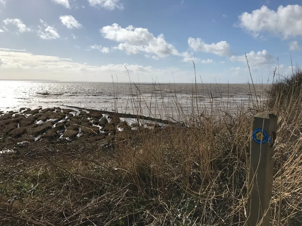 Sea Wall Newport Wetlands Wales Photo Heatheronhertravels.com