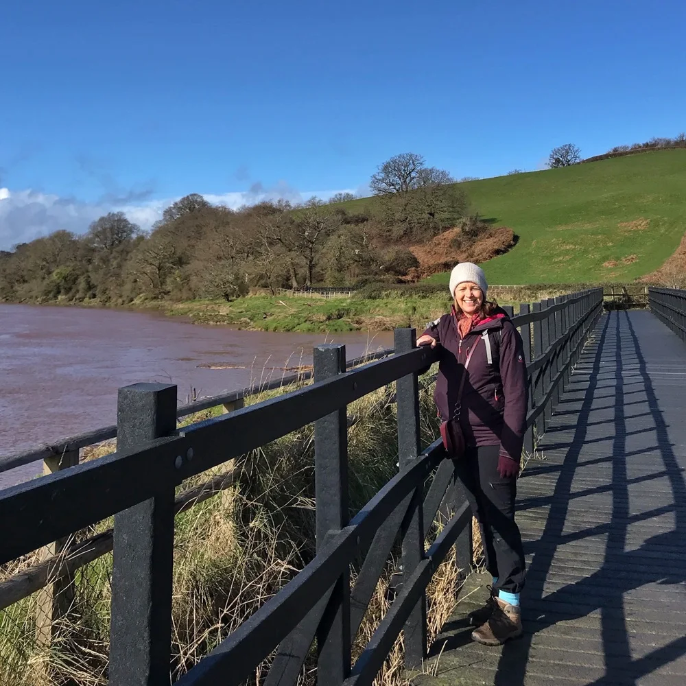 Walking on the River Usk near Newport Wales Photo Heatheronhertravels.com