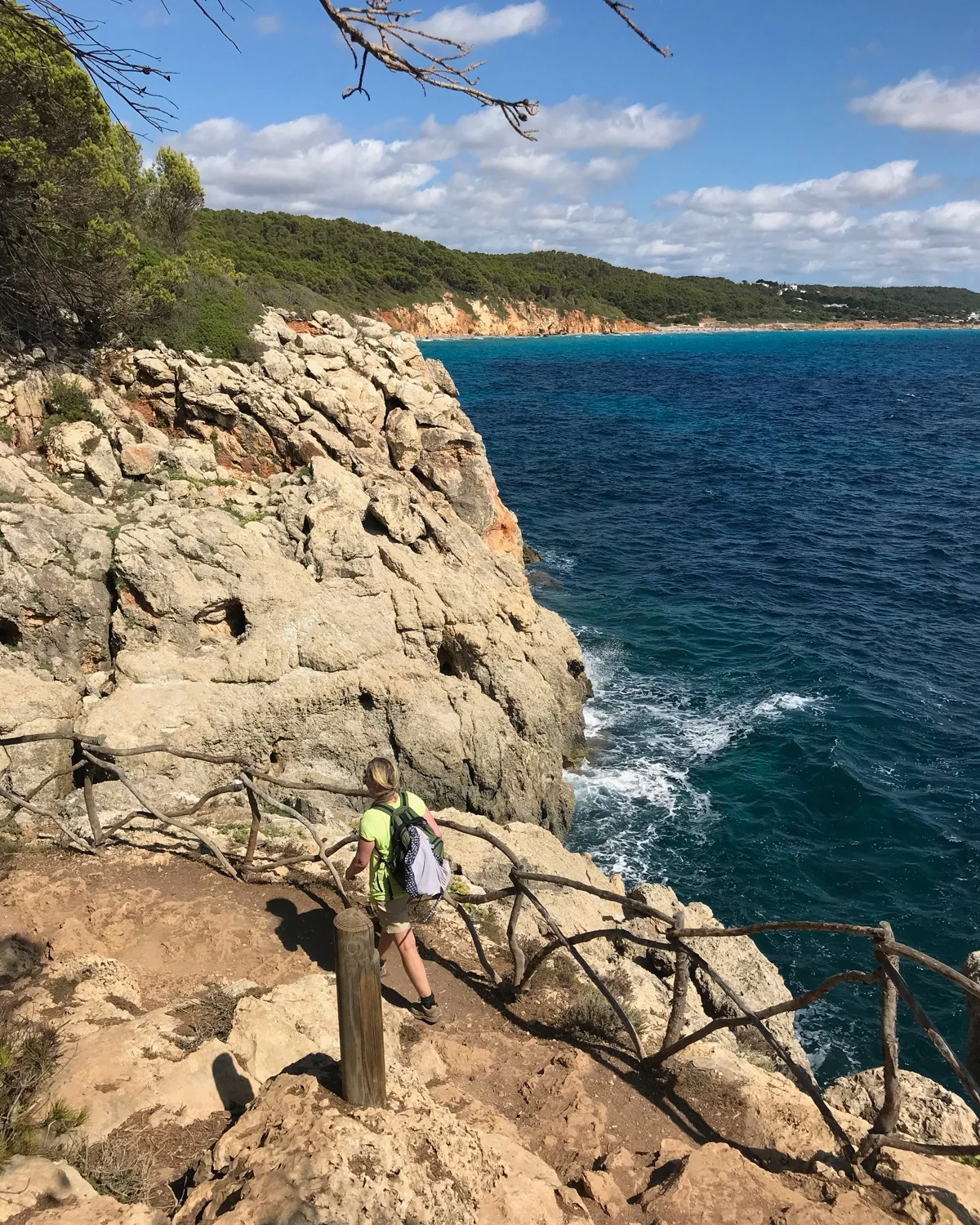 Walking to Sant Tomas - Cami de Cavalls Menorca Photo Heatheronhertravels.com