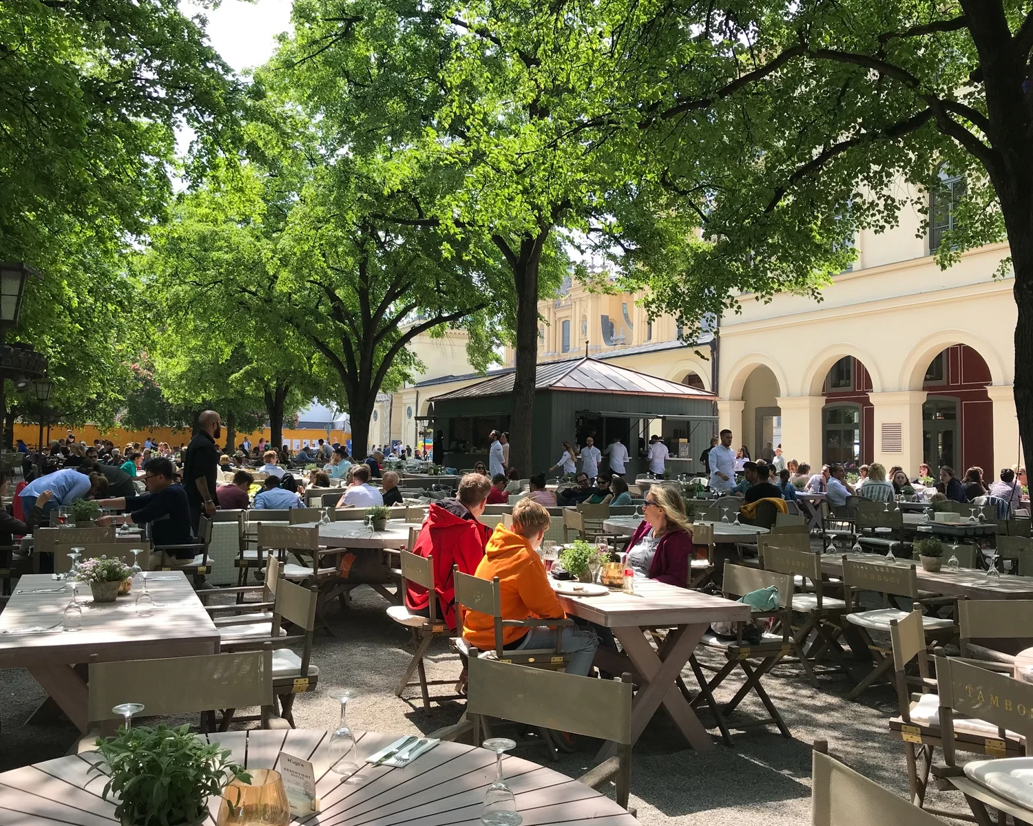 Hofgarten terrace in Munich, Germany Photo Heatheronhertravels.com