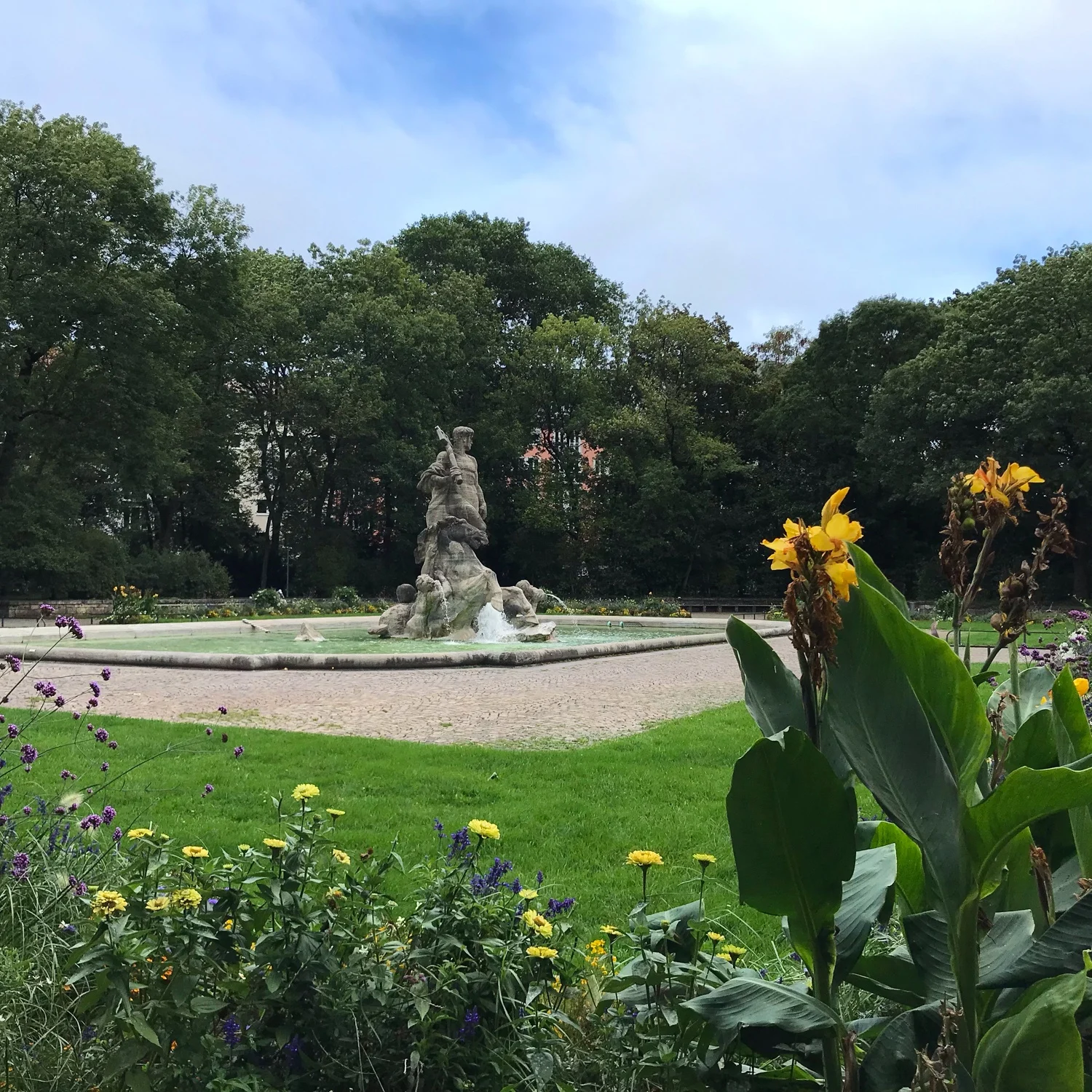 Old Botanical Garden in Munich, Germany