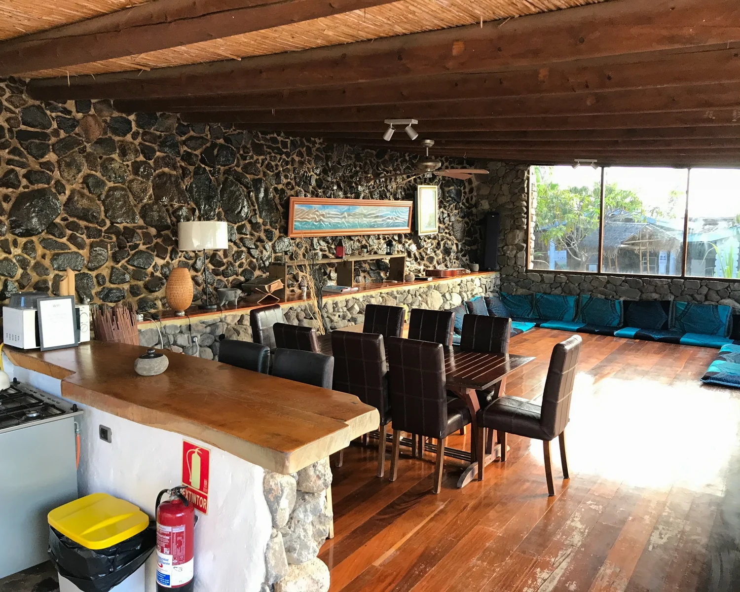 Communal area at Finca de Arrieta with Lanzarote Retreats Photo: Heatheronhertravels.com