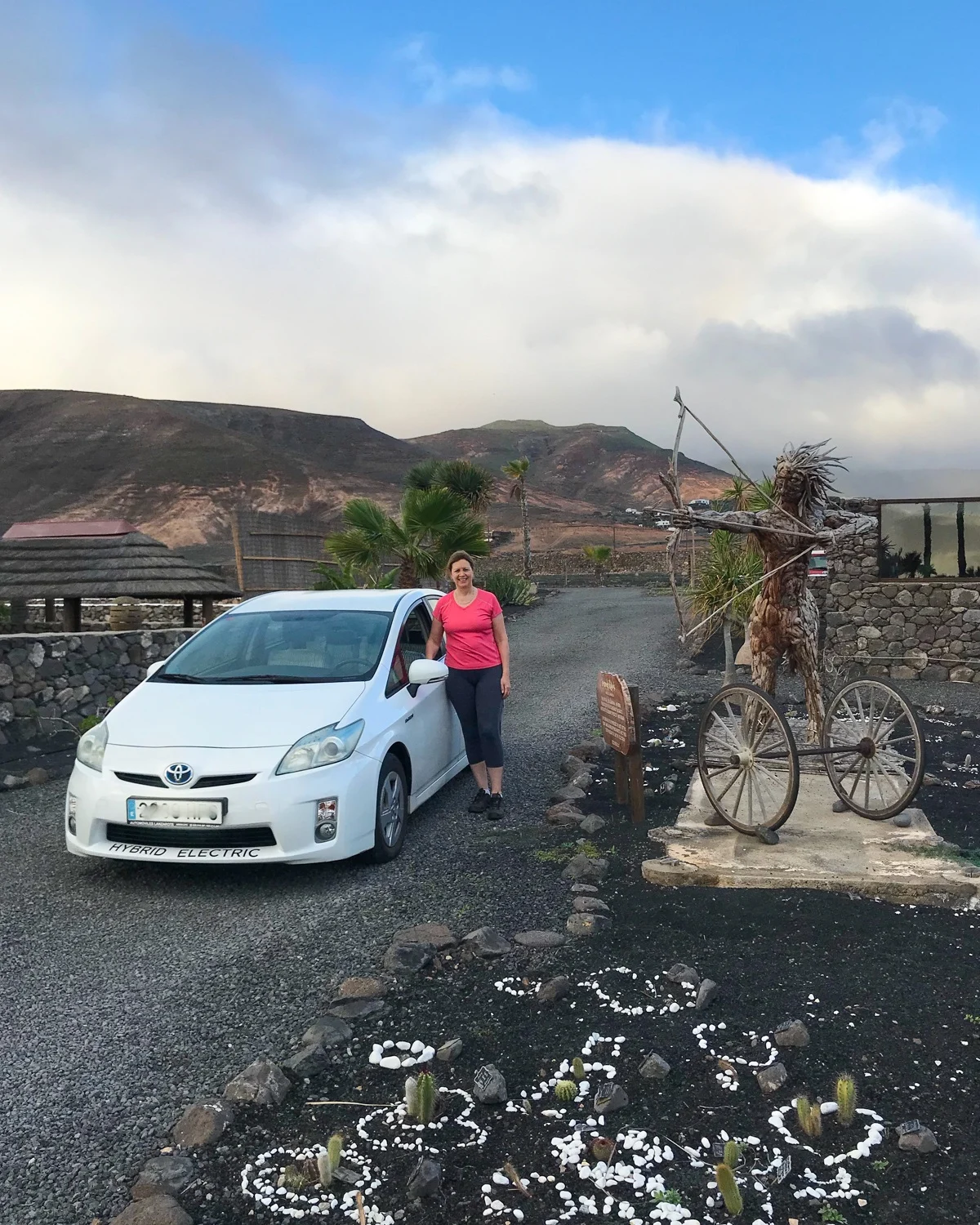 Hybrid car at Finca de Arrieta with Lanzarote Retreats Photo: Heatheronhertravels.com