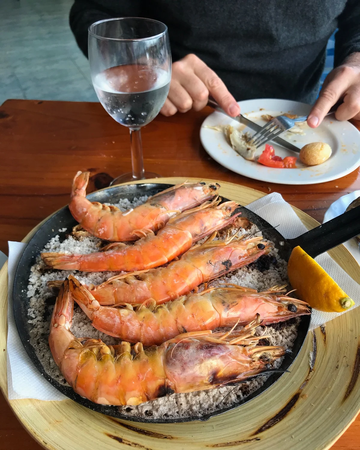 King Prawns in Lanzarote Photo Heatheronhertravels.com