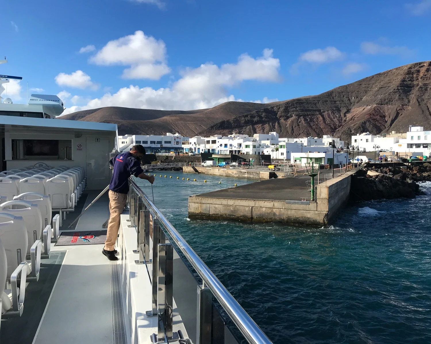 Lineas Romero ferry - Graciosa day trip from Lanzarote Photo Heatheronhertravels.com