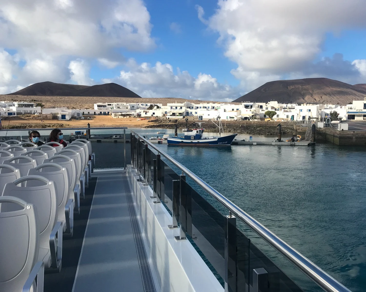 Lineas Romero ferry - Graciosa day trip from Lanzarote Photo Heatheronhertravels.com