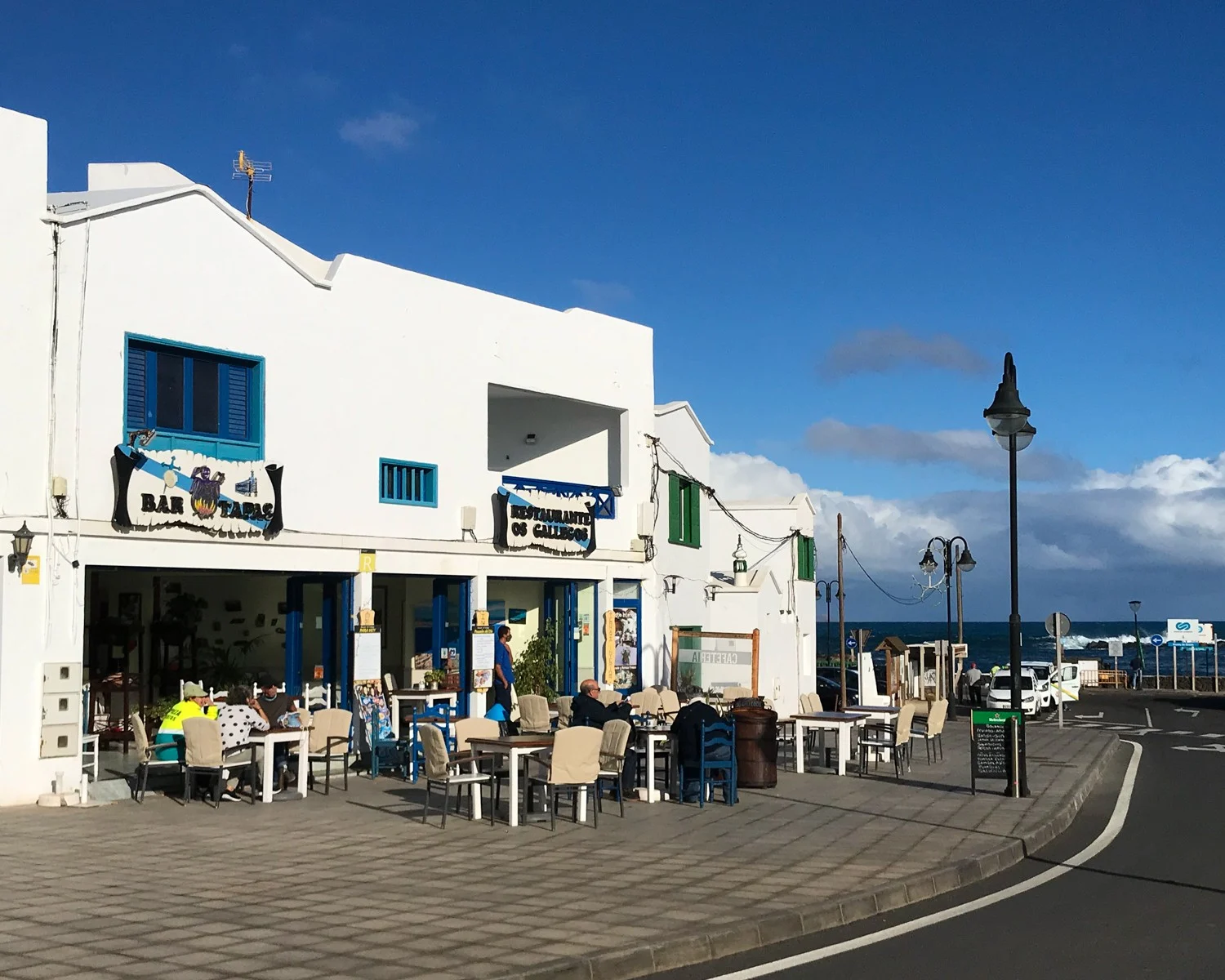 Os Gallegos restaurant Orzola Lanzarote Photo Heatheronhertravels.com