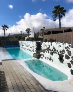 Pool at Finca de Arrieta with Lanzarote Retreats Photo Heatheronhertravels.com