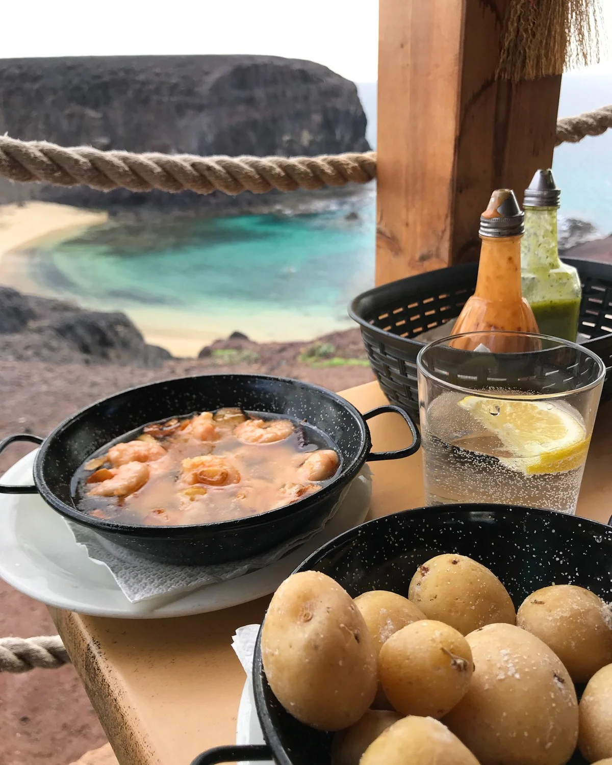 Prawns in garlic butter in Lanzarote Photo Heatheronhertravels.com