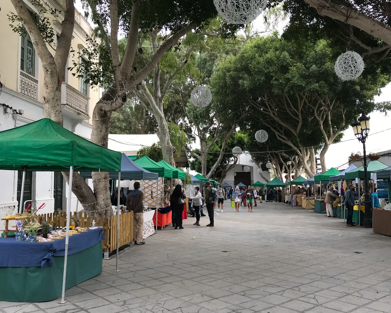 The market at Haria Lanzarote - near Fincas de Arrieta Photo Heatheronhertravels.com