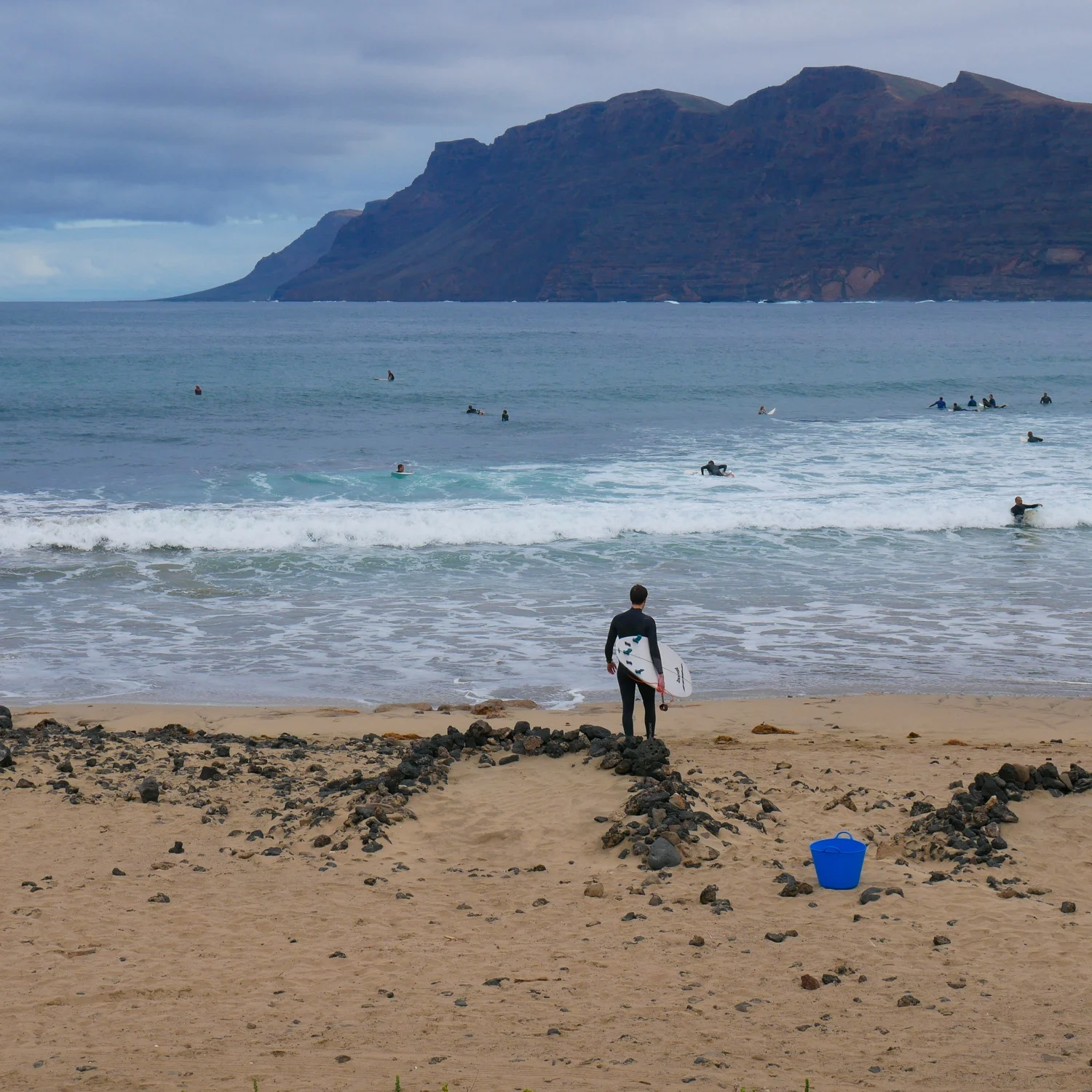 Famara beach in Lanzarote Photo Heatheronhertravels.com