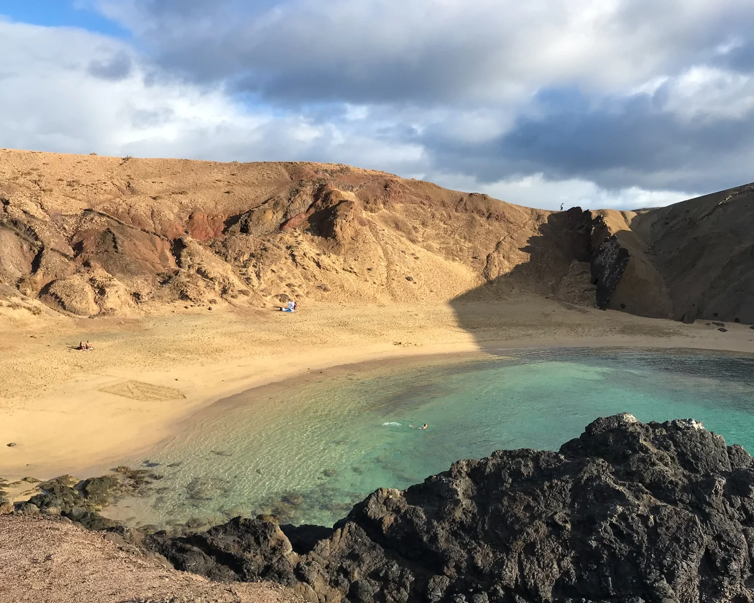 Playa de Papagayo in Lanzarote Photo Heatheronhertravels.com