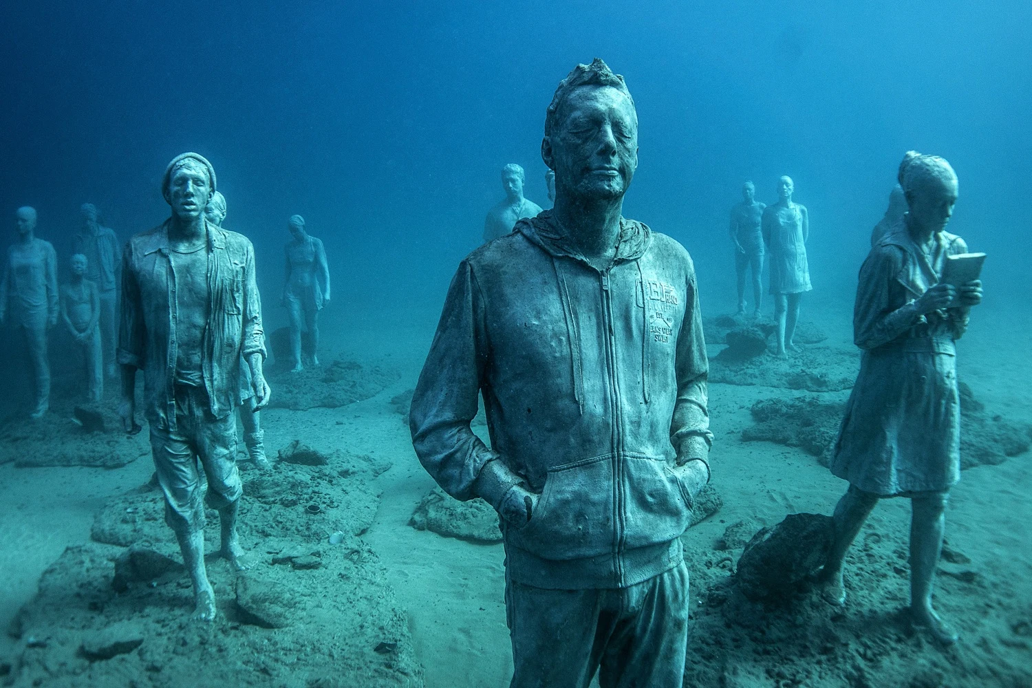 Underwater Museum Lanzarote by Jason deCaires Taylor