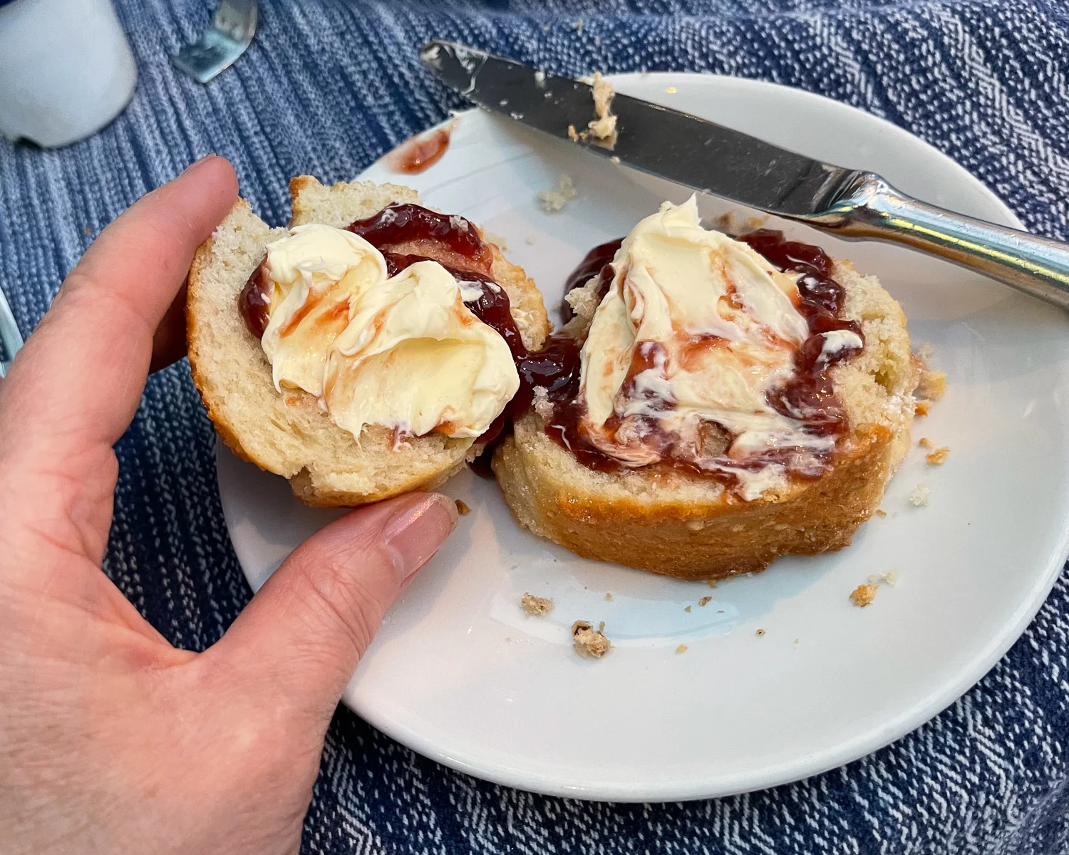 Afternoon tea at Talland Bay Hotel in Cornwall Photo Heatheronhertravels.com