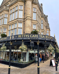 Betty's tea rooms in Harrogate Photo Heatheronhertravels.com