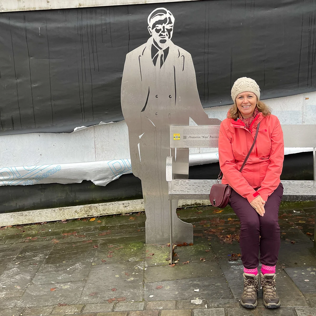 Silver Statues in Tredegar Wales Photo Heatheronhertravels.com