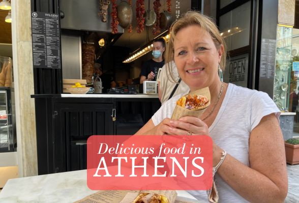 Food in Athens Photo Heatheronhertravels.com