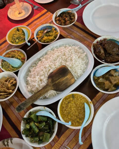 Rice and Curry in Sri Lanka Photo Heatheronhertravels.com