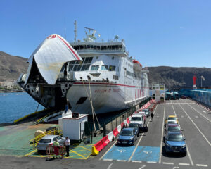 Ferry from Tenerife to La Gomera Photo Heatheronhertravels.com