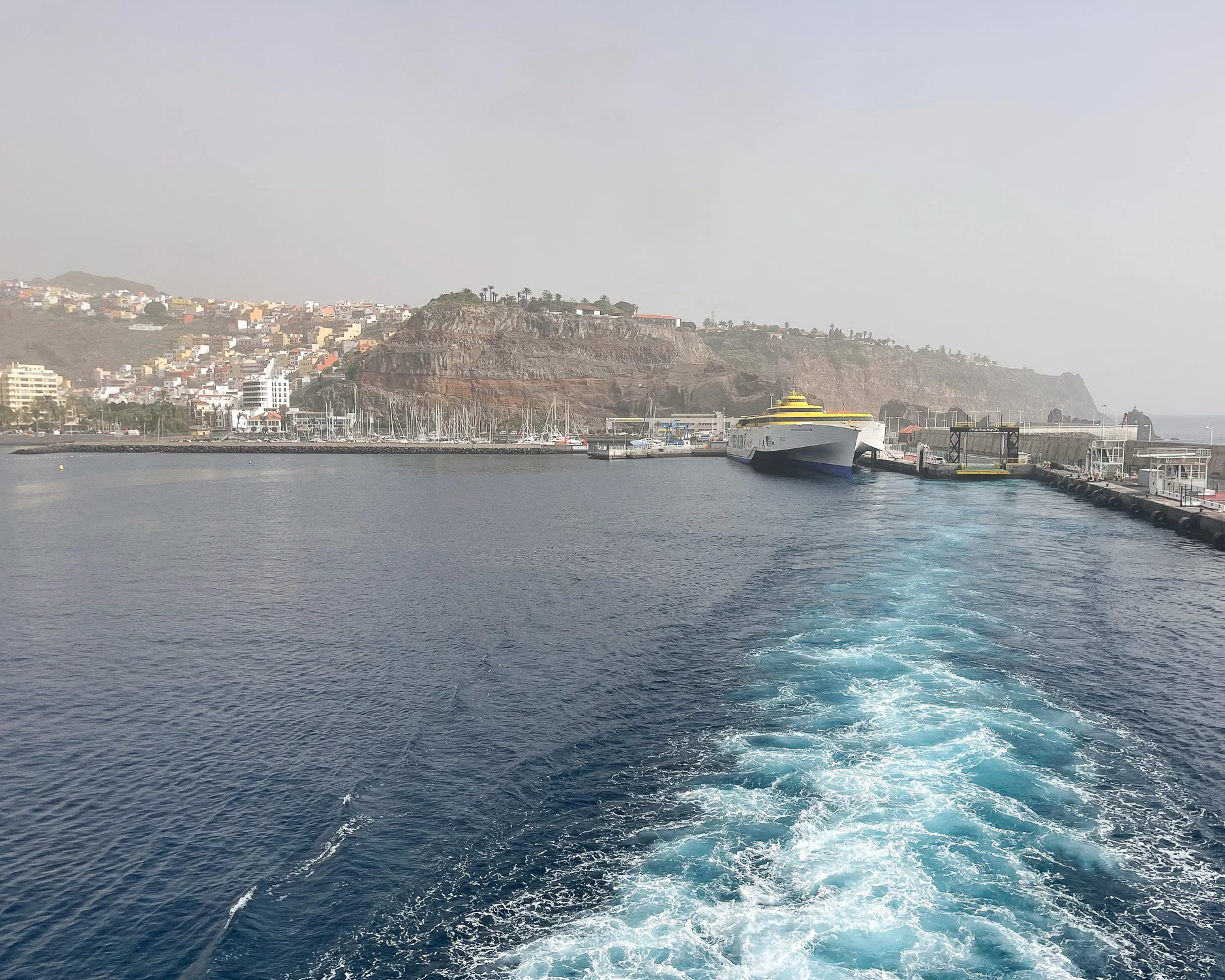 Leaving La Gomera by ferry Photo Heatheronhertravels.com