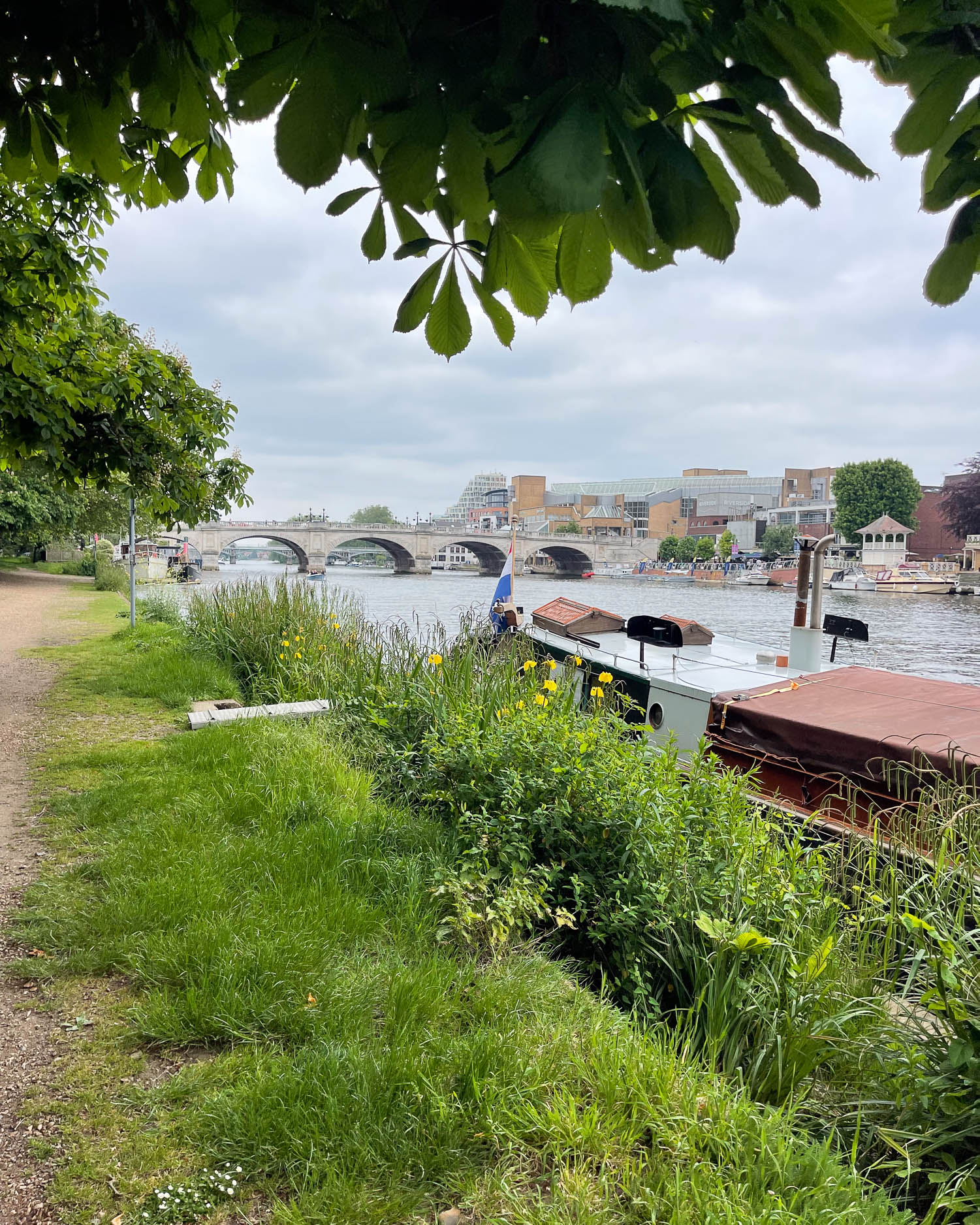 Approaching Kingston - Thames Path National Trail Photo Heatheronhertravels.com