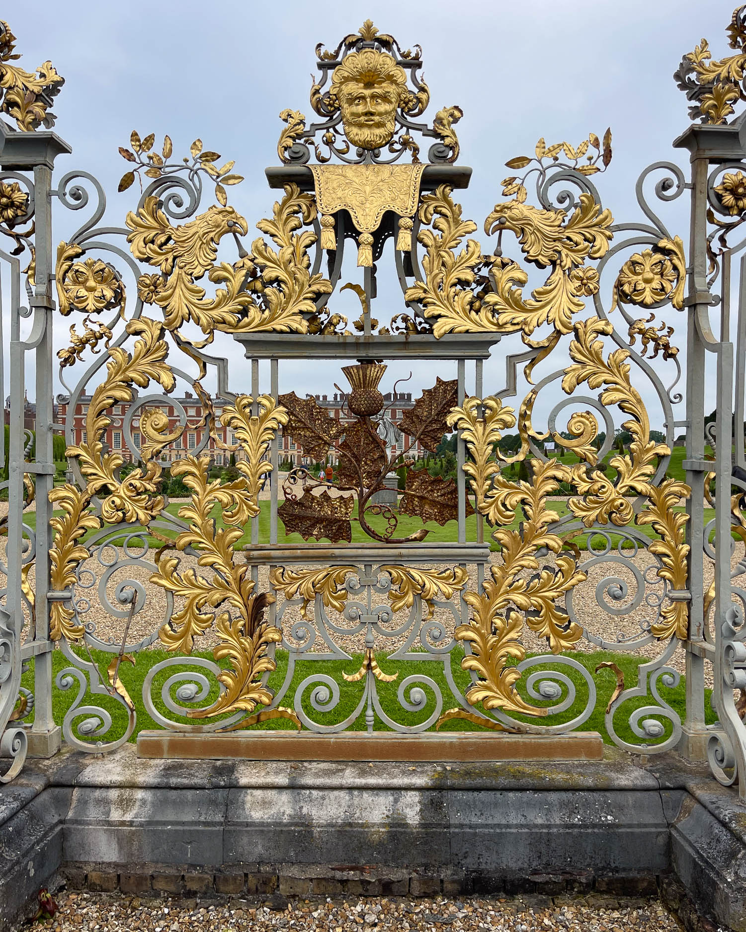 Gates of Hampton Court - Thames Path National Trail Photo Heatheronhertravels.com