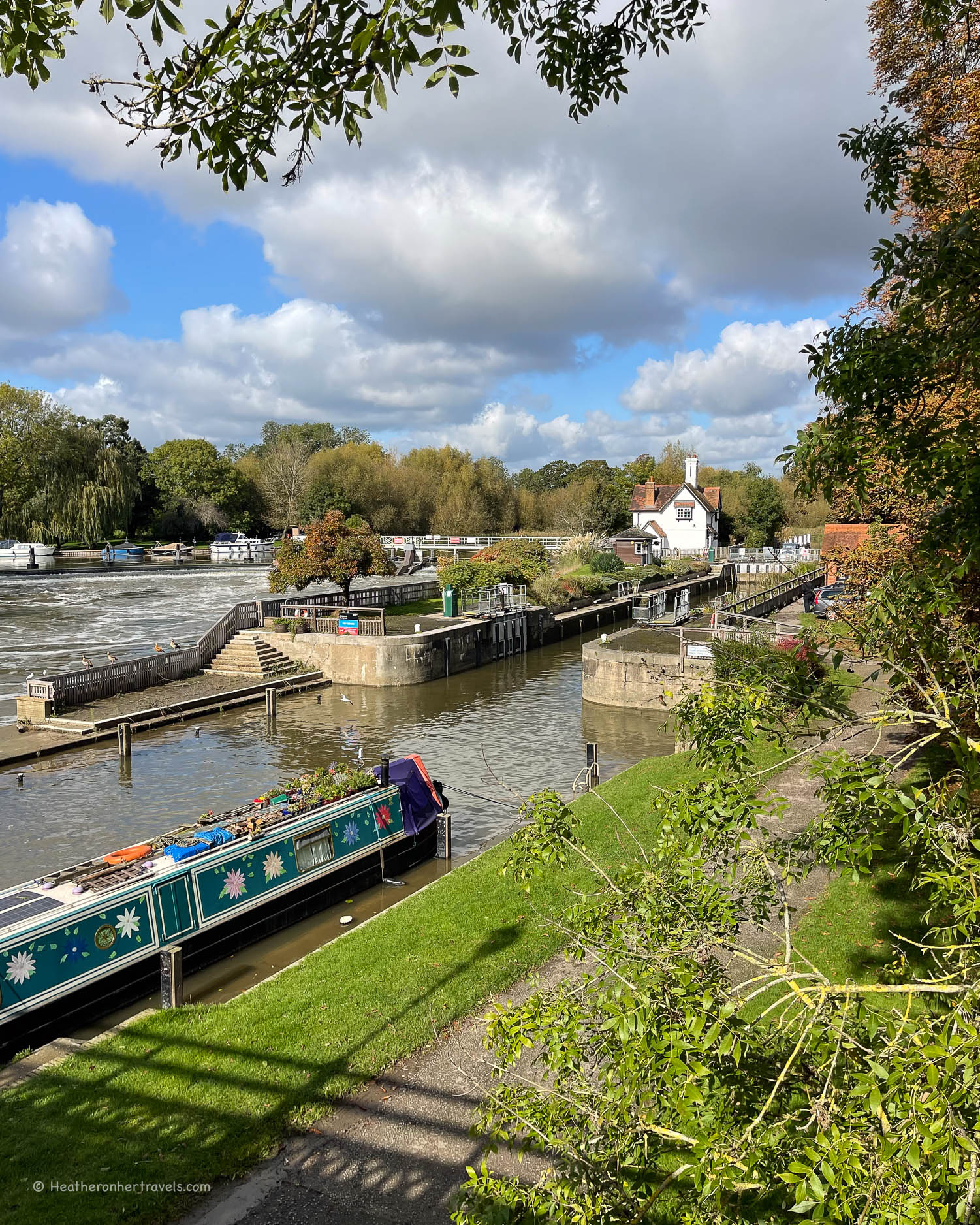 Goring Lock Thames Path National Trail Photo Heatheronhertravels.com