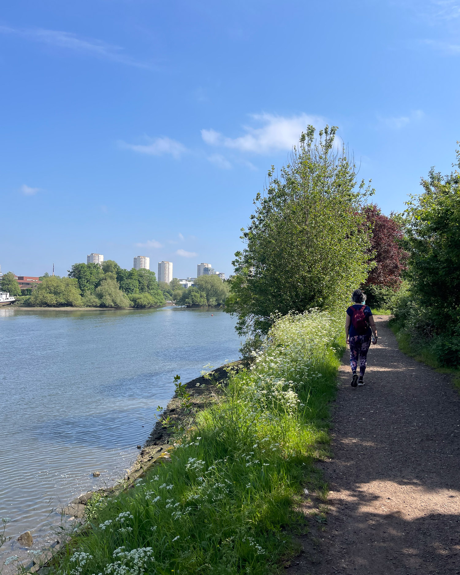 Kew with views of Brentford - Thames Path National Trail Photo Heatheronhertravels.com