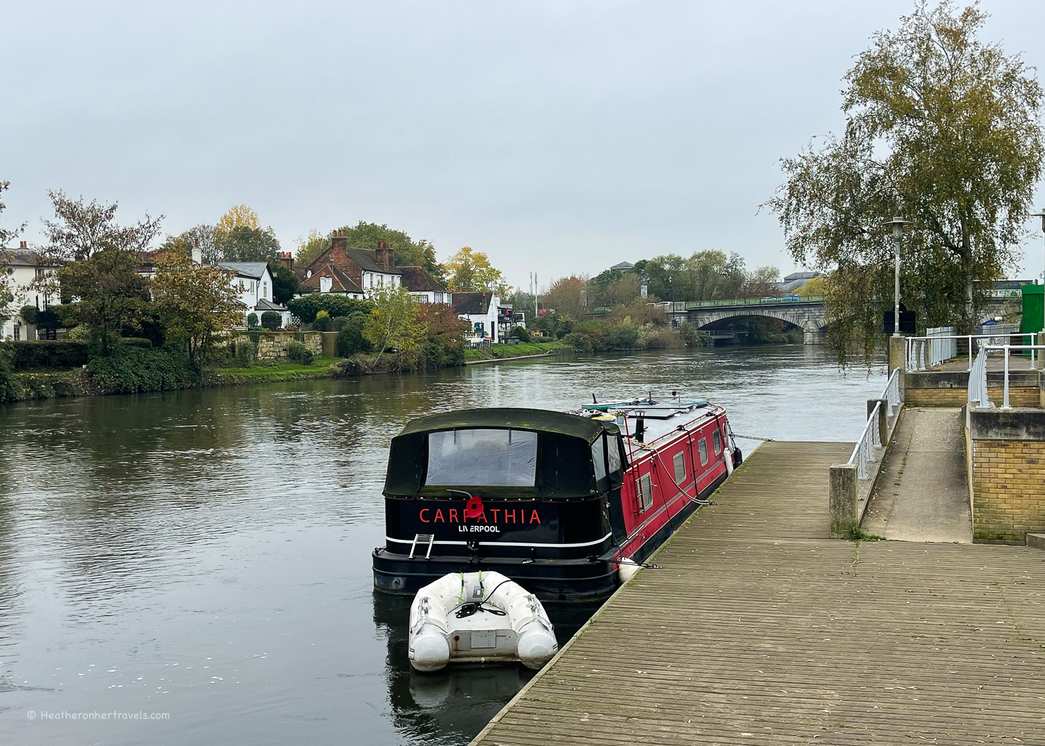 Staines Bridge - Hiking on the Thames Path National Trail Photo_ © Heatheronhertravels.com