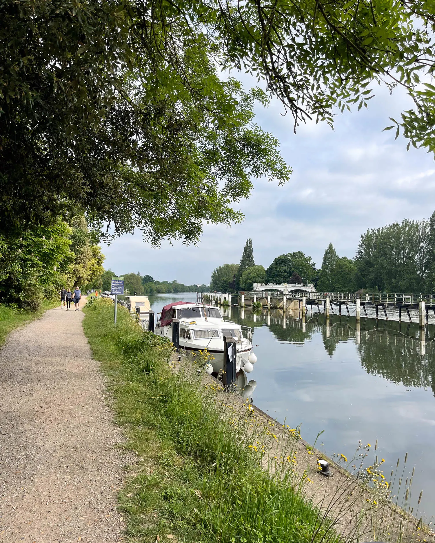 Teddington Lock - Thames Path National Trail Photo Heatheronhertravels.com