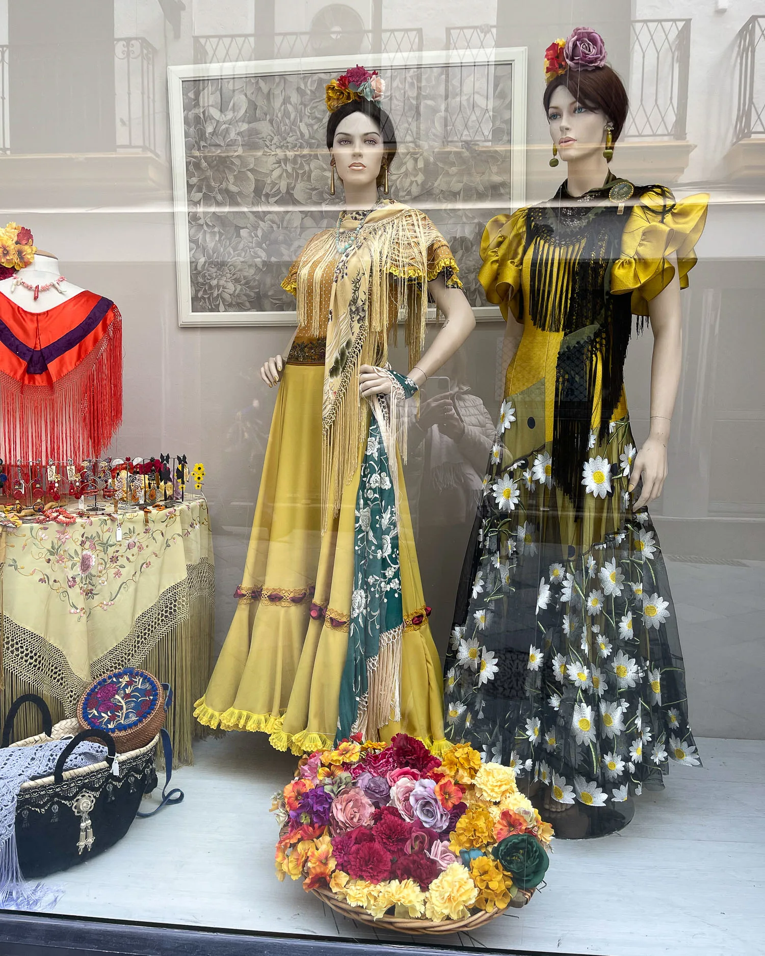 Flamenco outfits in Seville Photo Heatheronhertravels.com