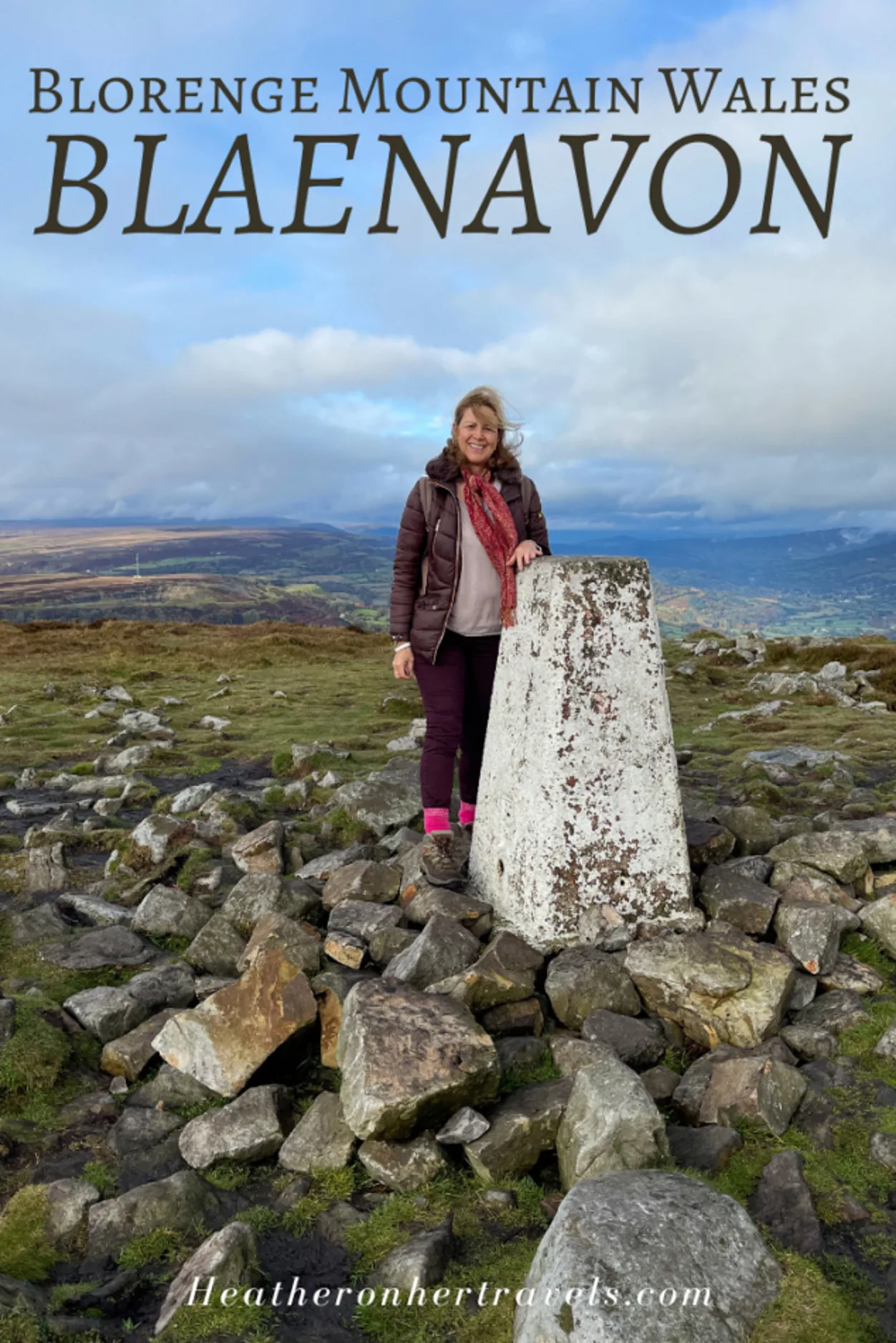 Hiking on Blorenge Mountain Blaenavon South Wales