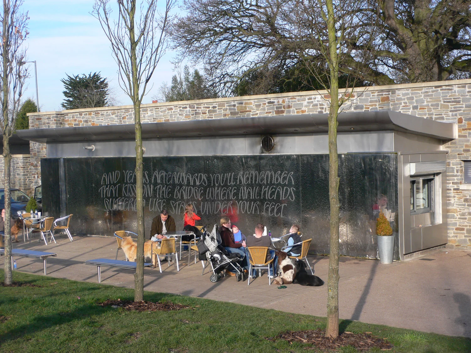 Cafe in Blaise park near Bristol