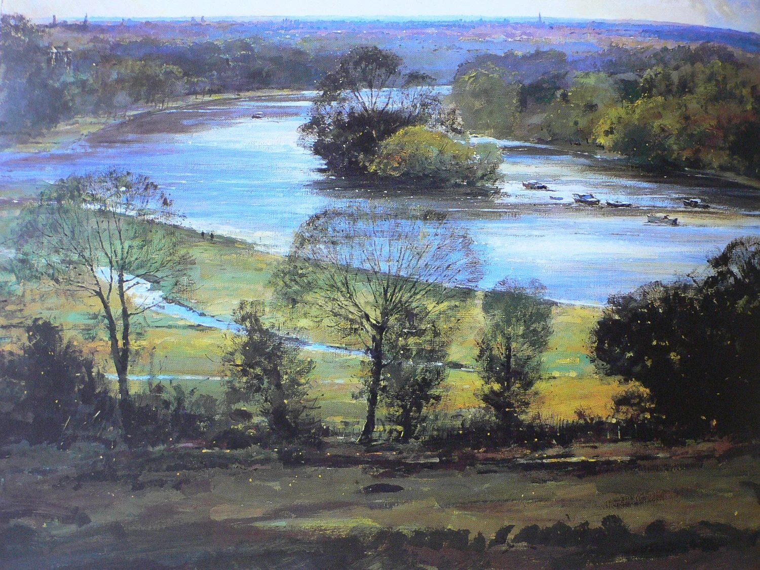 Painting of the view from Richmond Hill