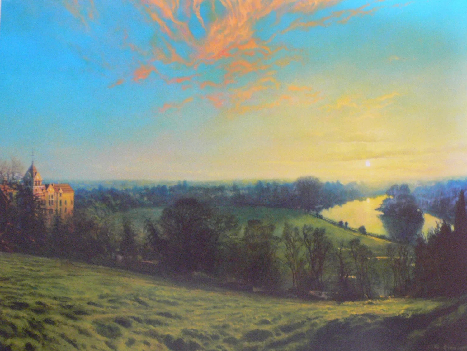 Painting of the view from Richmond Hill