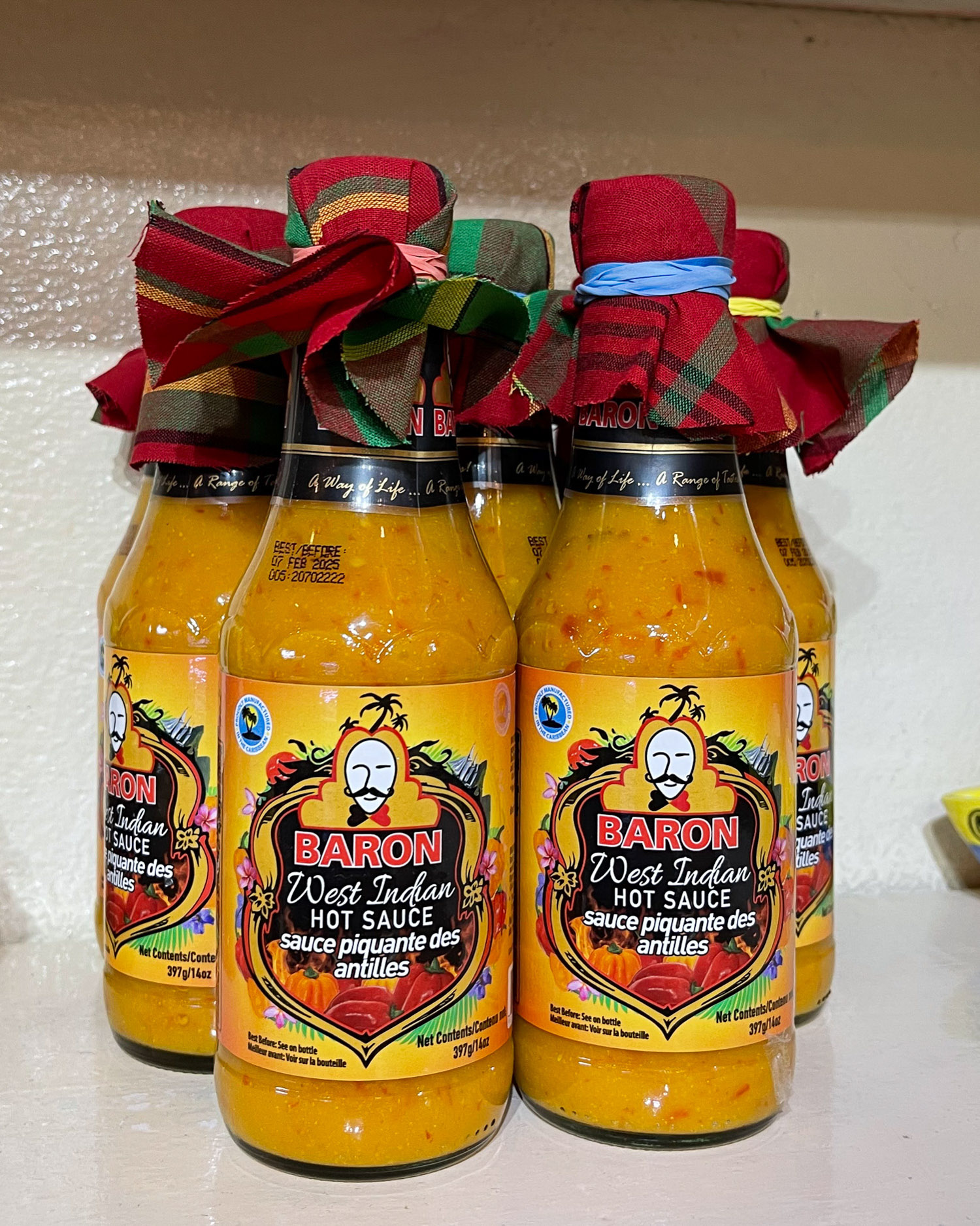 Baron Hot sauce Saint Lucia Photo Heatheronhertravels.com V2