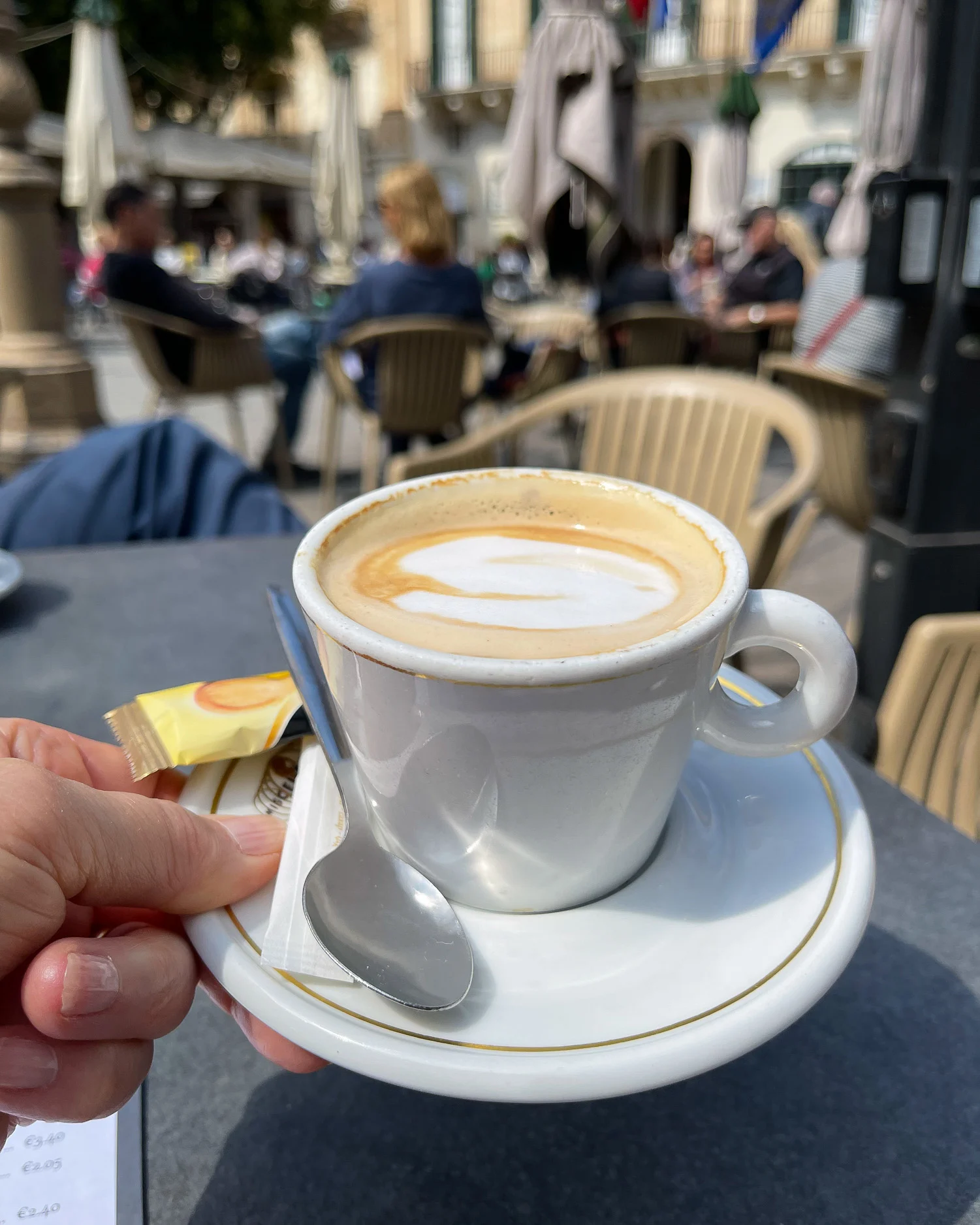 Caffee Cortina Republic Square Valletta Malta Photo Heatheronhertravels.com