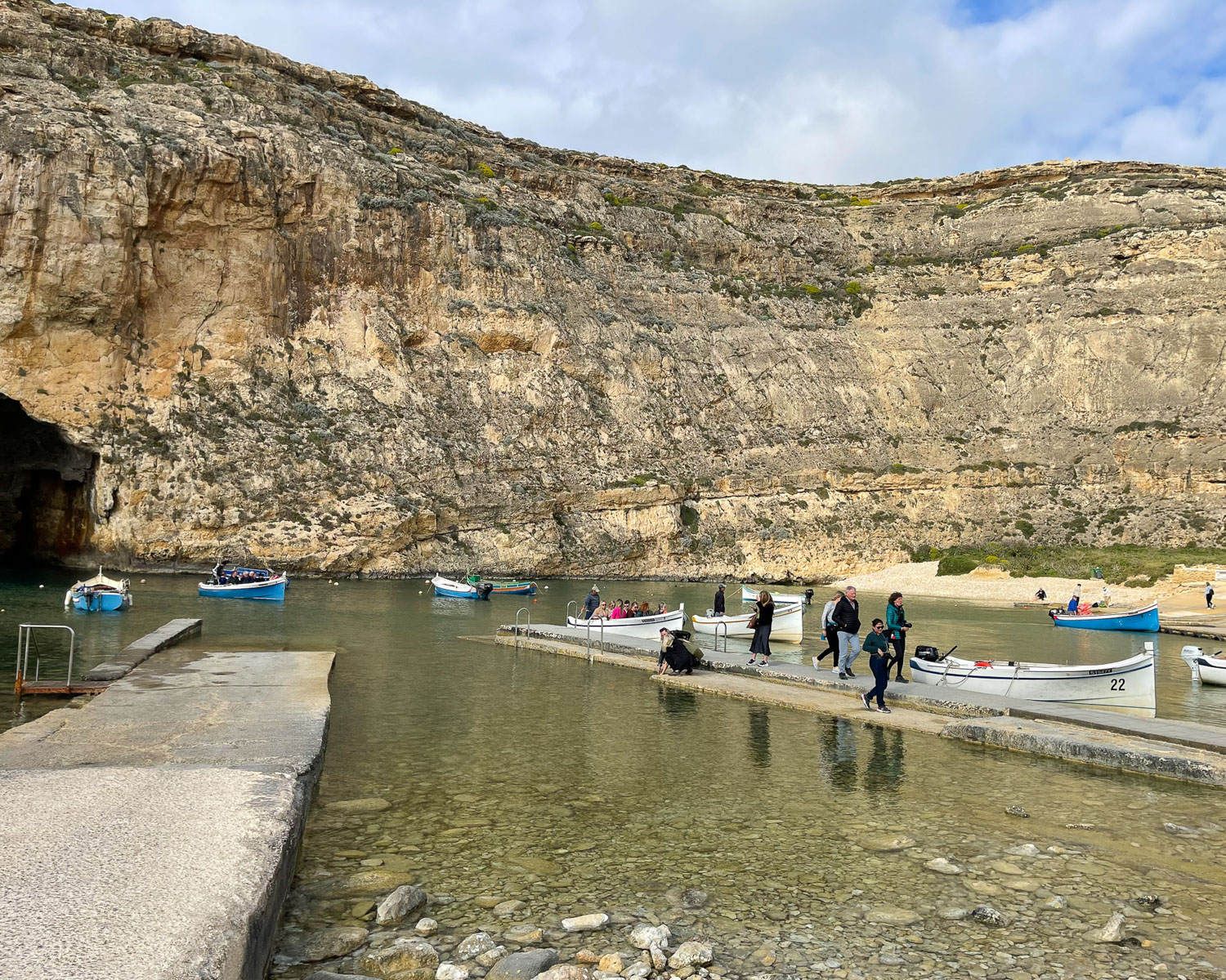 Dwejra Inland Sea Gozo Photo Heatheronhertravels.com