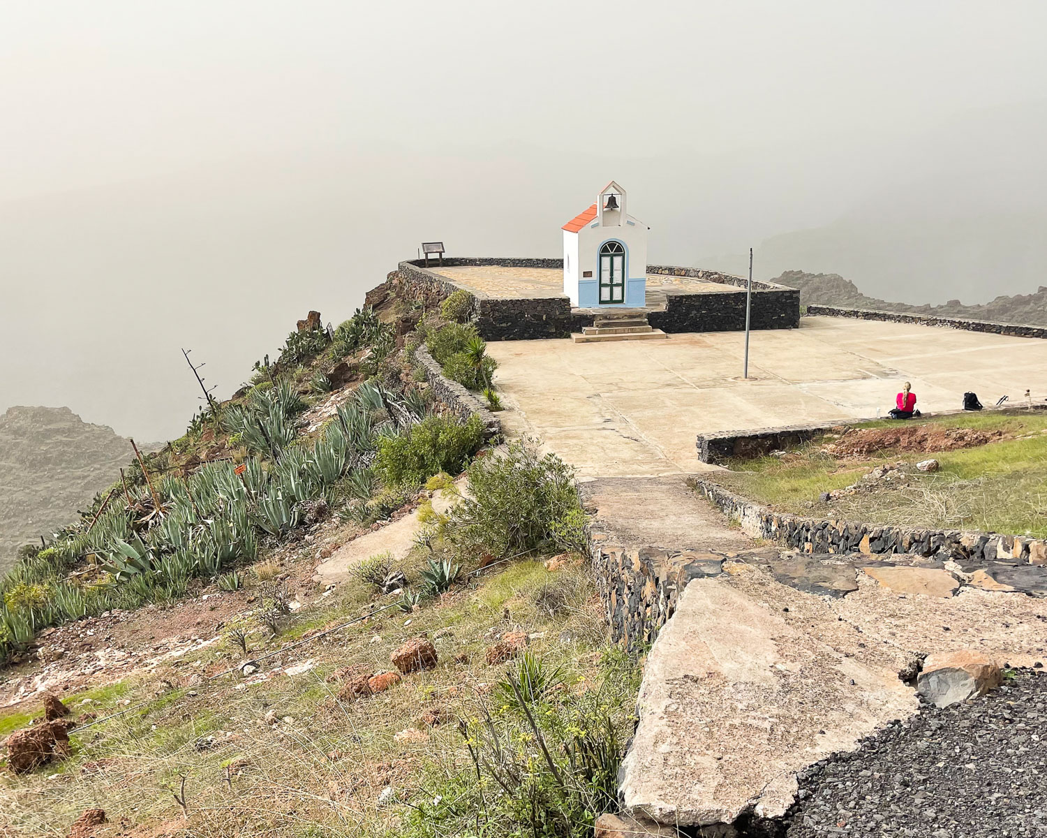 Ermita de Nuestra Senora de Guadalupe above Valle Gran Rey La Gomera Photo Heatheronhertravels.com