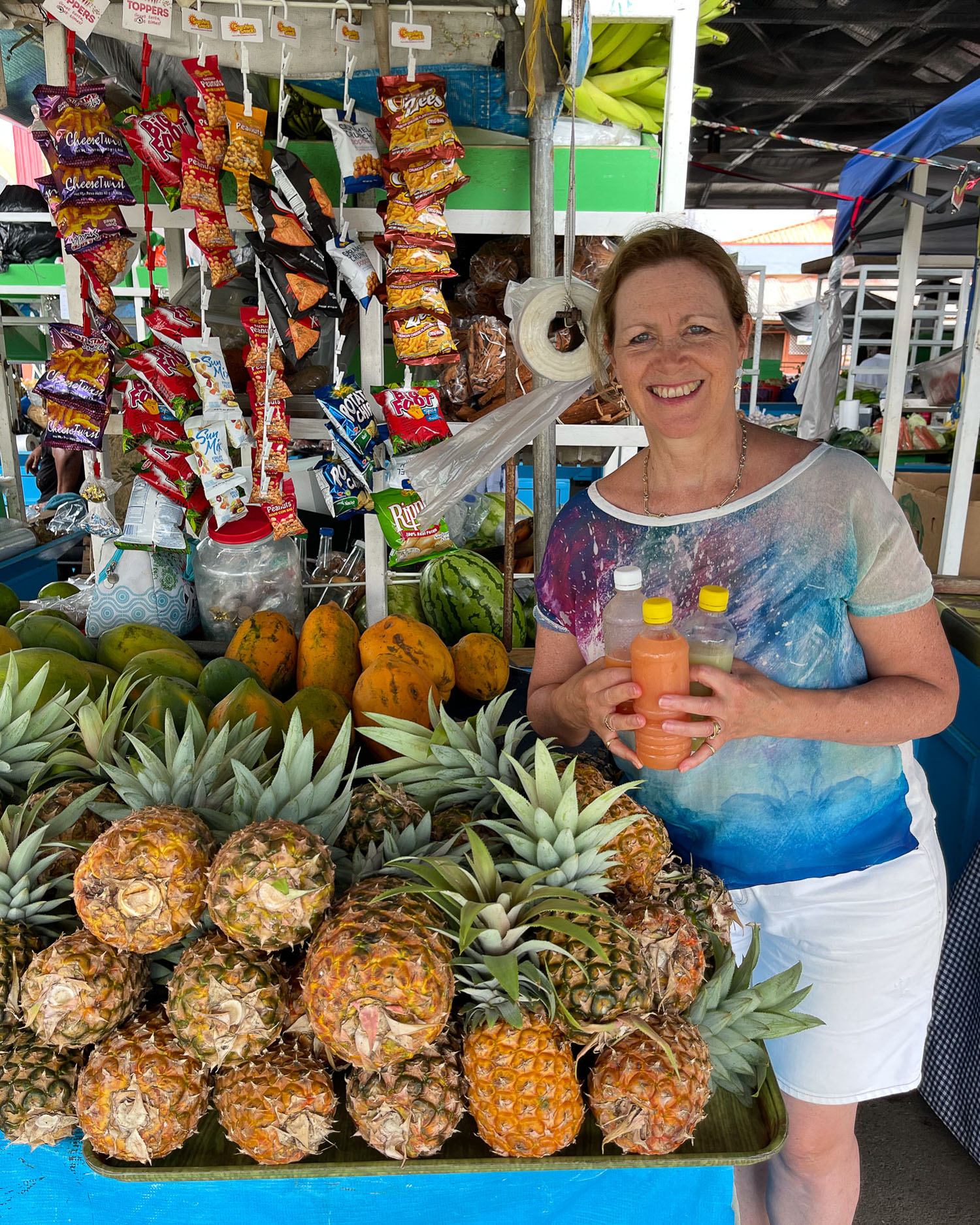 Food tour in Castries Market Saint Lucia Photo Heatheronhertrave