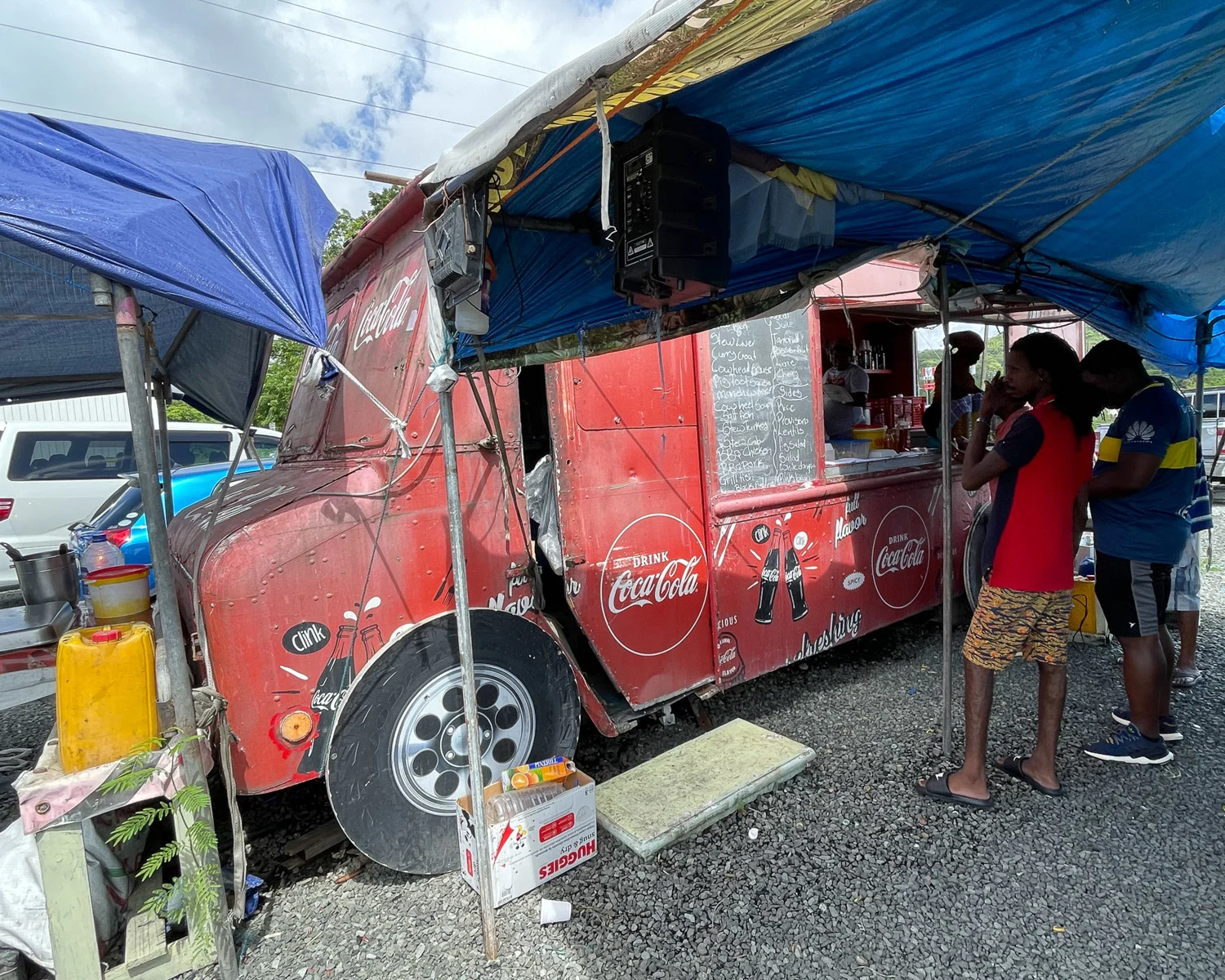 Food truck Saint Lucia Photo Heatheronhertravels.com V2