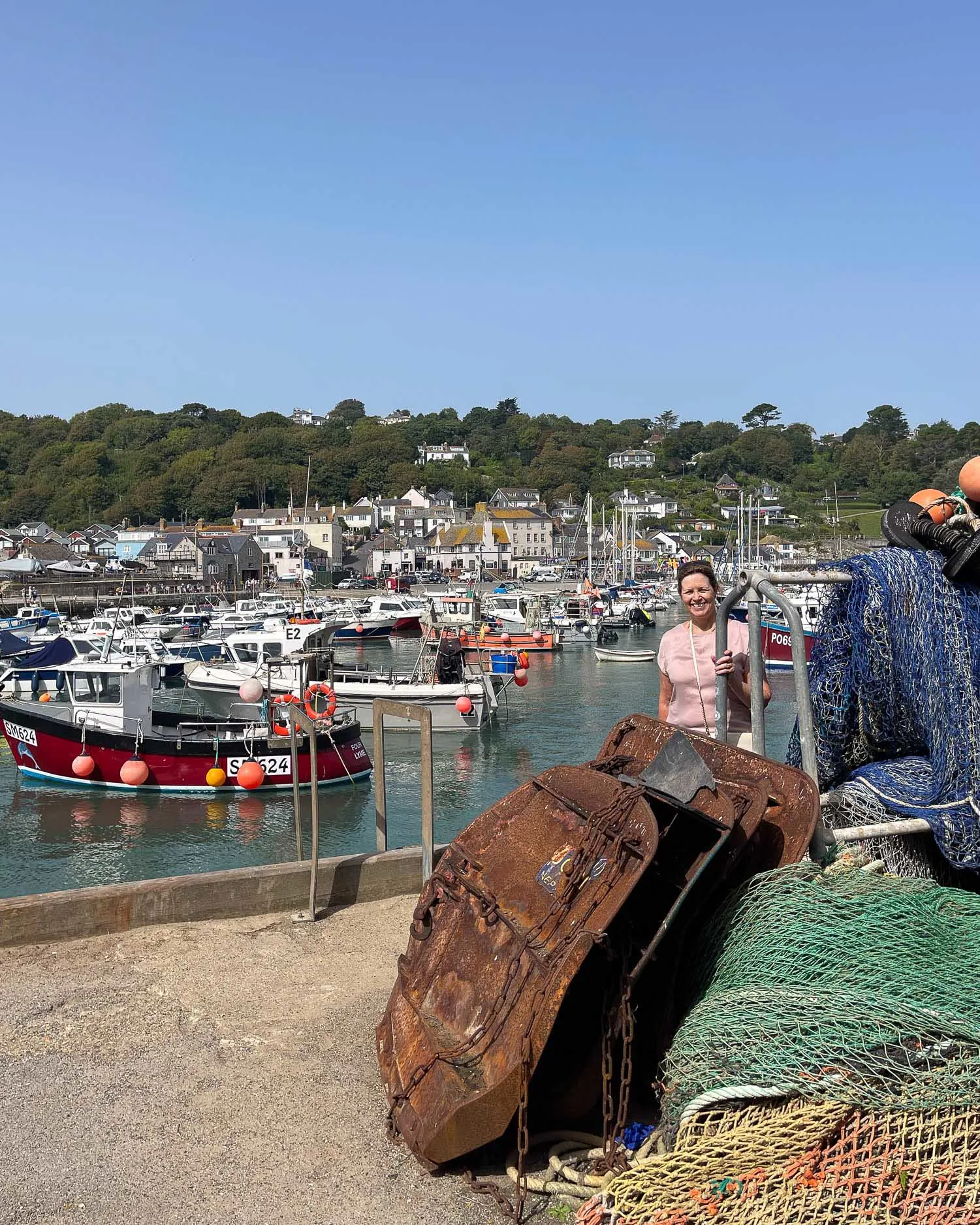 Harbour at Lyme Regis Dorset Photo Heatheronhertravels.com