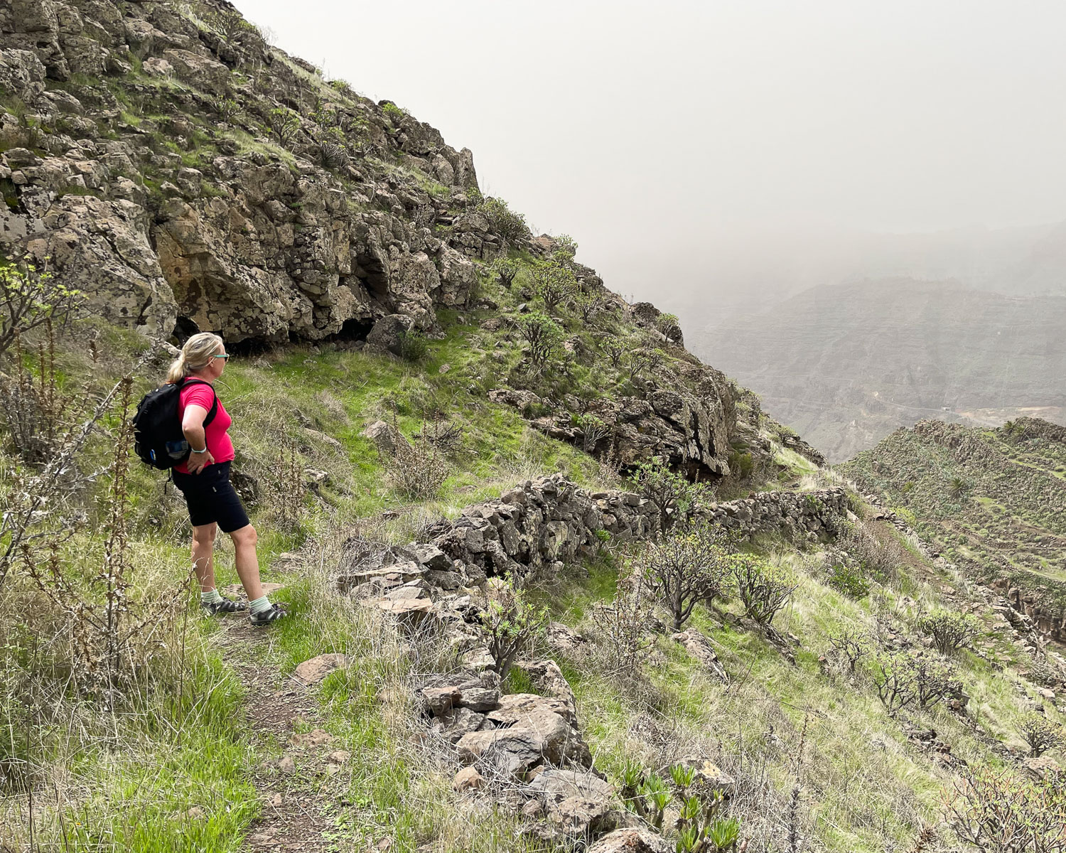 Hiking from Chipude to Valle Gran Rey La Gomera Photo Heatheronhertravels.com