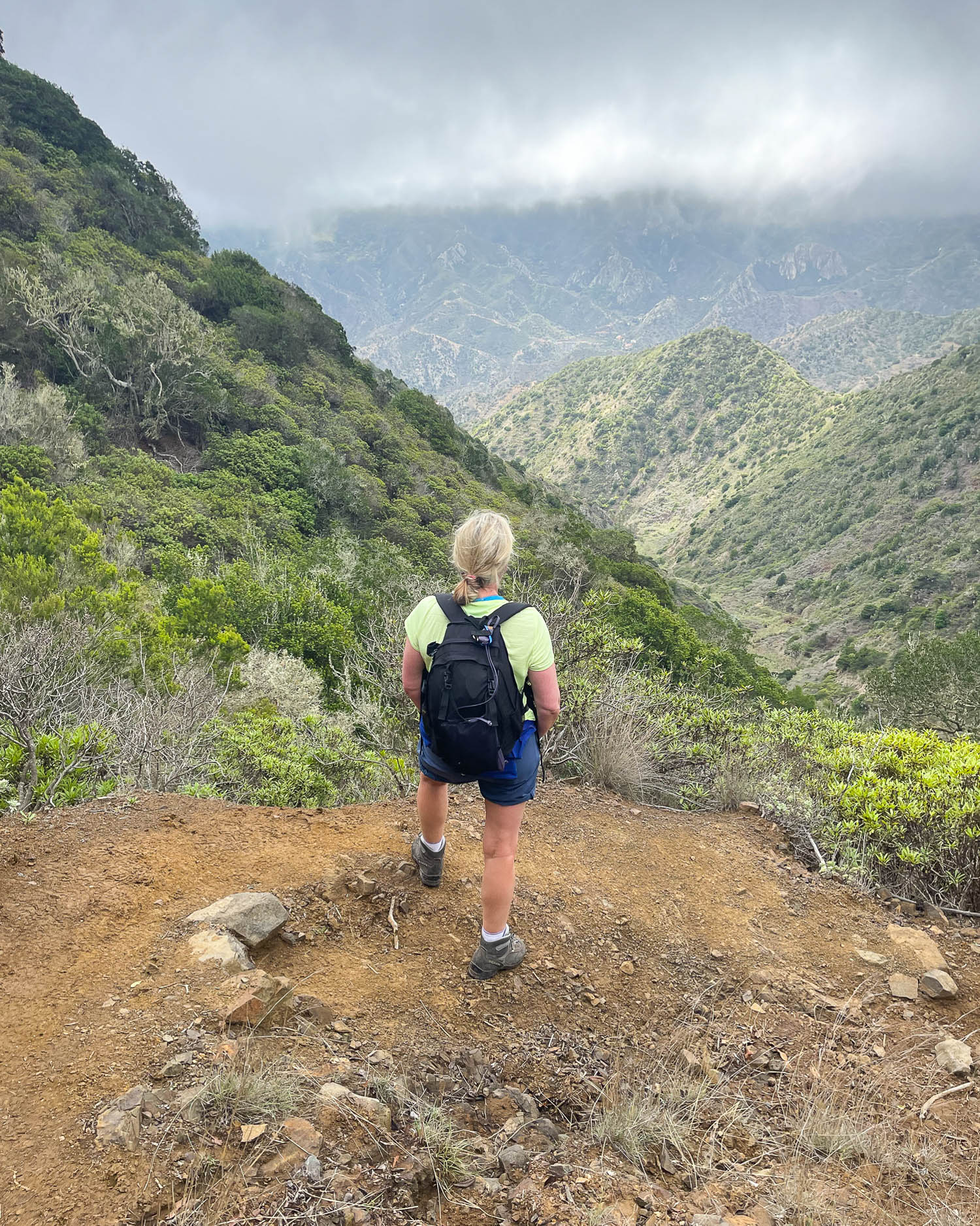 Hiking up from Vallerhermoso La Gomera Photo Heatheronhertravels.com