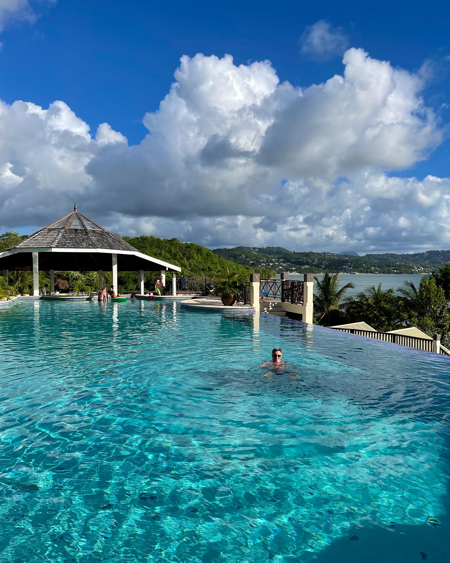 Infinity pool at Calabash Cove Saint Lucia Photo Heatheronhertra